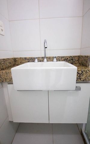 Apartamento para alugar com 103m², 3 quartos e 1 vagaBanheiro da suíte 