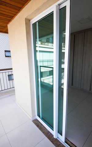Apartamento para alugar com 103m², 3 quartos e 1 vagaVaranda do quarto 2 