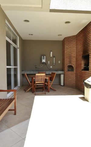 Apartamento à venda com 38m², 1 quarto e 1 vagaChurrasqueira