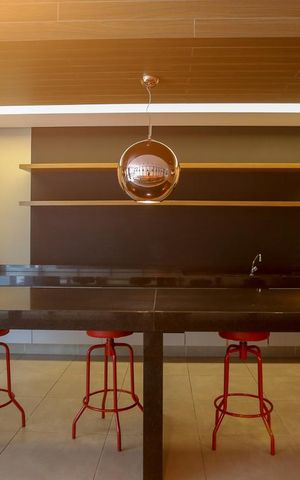 Studio à venda com 45m², 1 quarto e 1 vagaEspaço Gourmet