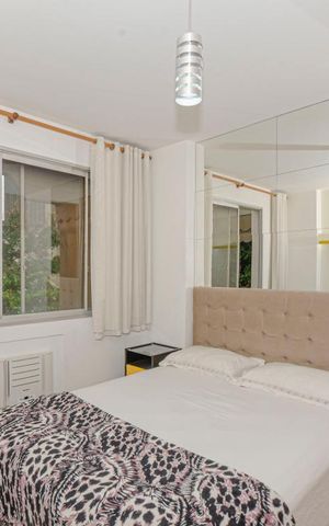 Apartamento para alugar com 58m², 1 quarto e 1 vagaQuarto