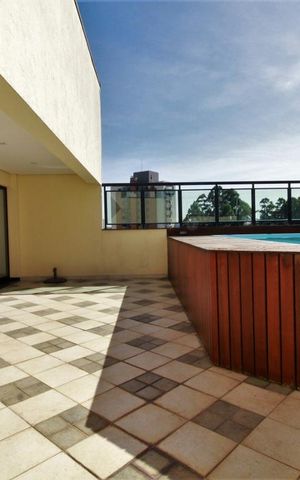 Apartamento à venda com 282m², 3 quartos e 4 vagasÁrea da cobertura