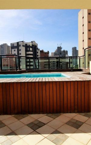 Apartamento à venda com 282m², 3 quartos e 4 vagasÁrea da cobertura