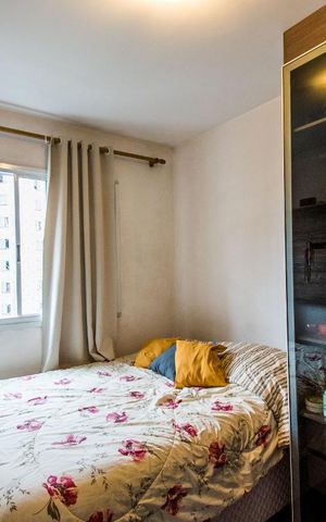 Apartamento à venda com 45m², 2 quartos e 1 vagaQuarto 1