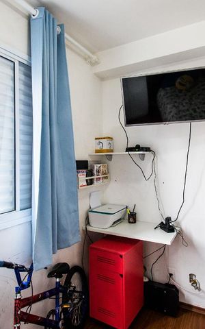 Apartamento à venda com 45m², 2 quartos e 1 vagaQuarto 2