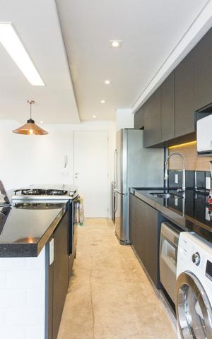 Apartamento à venda com 63m², 1 quarto e 1 vagaCozinha