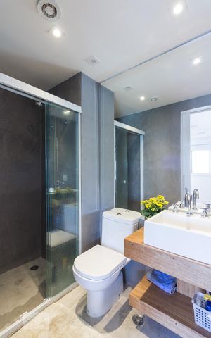 Apartamento à venda com 63m², 1 quarto e 1 vagaBanheiro
