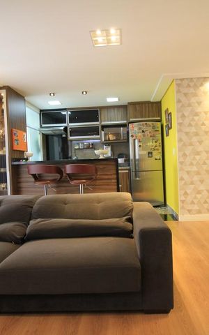 Apartamento para alugar com 65m², 2 quartos e 1 vagaSala