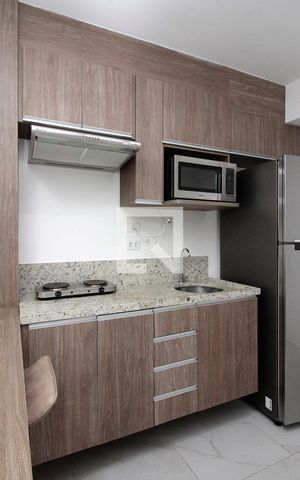 Studio à venda com 40m², 1 quarto e sem vagaCozinha
