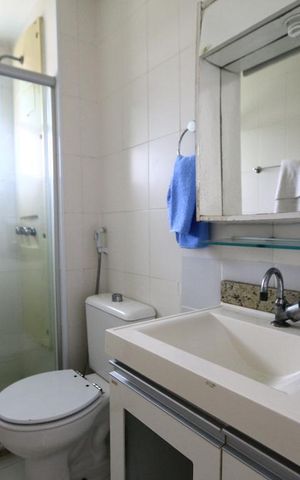 Apartamento à venda com 77m², 2 quartos e 1 vagaBanheiro Suite 