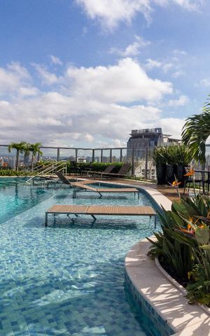 Apartamento para alugar com 54m², 1 quarto e 1 vagaPiscina