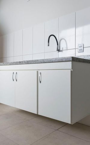Casa para alugar com 120m², 2 quartos e 1 vagaChurrasqueira (Armários)