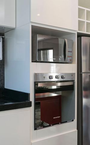 Studio à venda com 40m², 1 quarto e 1 vagaCozinha (Forno e Microondas)