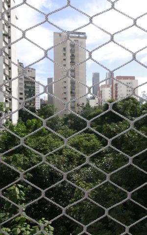 Apartamento à venda com 80m², 3 quartos e 2 vagasVista da varanda