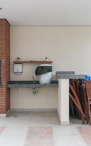Apartamento à venda com 61m², 2 quartos e 1 vagaChurrasqueira 