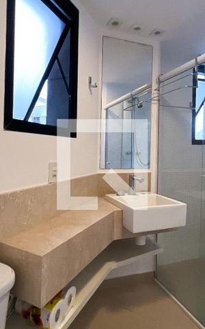Apartamento para alugar com 48m², 1 quarto e 1 vagaBanheiro da Suíte