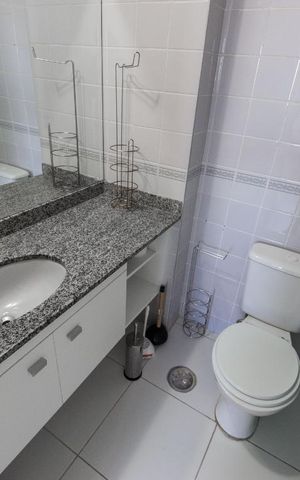 Apartamento para alugar com 61m², 2 quartos e 1 vagaBanheiro social