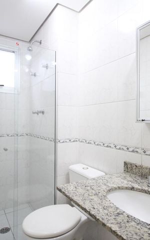 Apartamento para alugar com 86m², 3 quartos e 2 vagasBanheiro