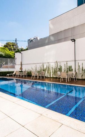 Studio à venda com 42m², 1 quarto e 1 vagaÁrea Externa - Piscina