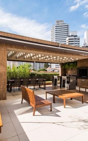 Studio à venda com 42m², 1 quarto e 1 vagaÁrea Externa - Churrasqueira