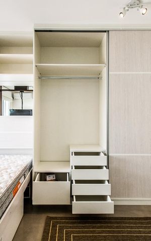 Studio à venda com 42m², 1 quarto e 1 vagaStudio