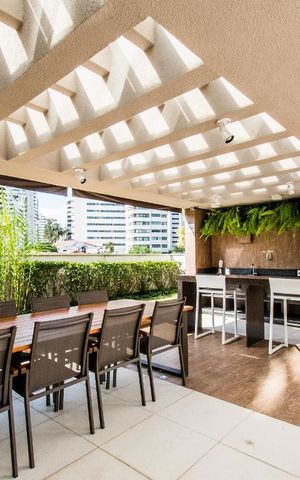 Studio à venda com 42m², 1 quarto e 1 vagaÁrea Externa  - Churrasqueira