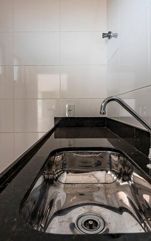 Apartamento à venda com 58m², 2 quartos e 2 vagasCozinha do Salão de Festas