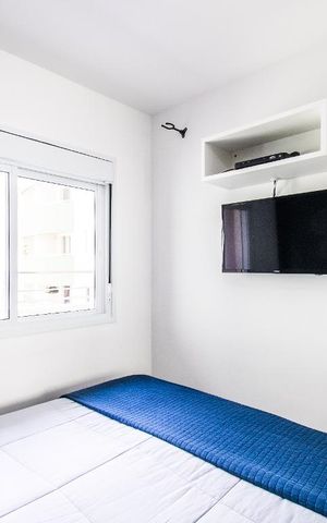 Apartamento à venda com 35m², 1 quarto e 1 vagaQuarto