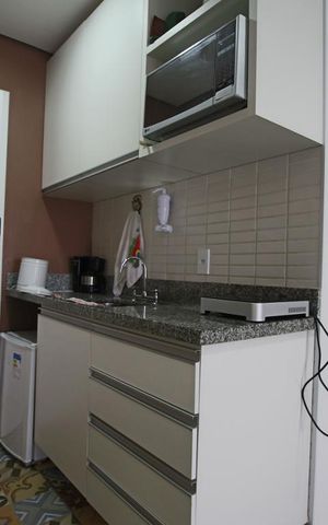 Studio para alugar com 28m², 1 quarto e 1 vagaCozinha