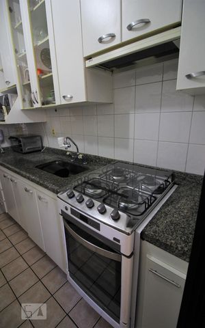 Apartamento para alugar com 62m², 2 quartos e 1 vagaDetalhe da cozinha