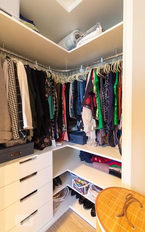 Apartamento à venda com 55m², 1 quarto e 1 vagaCloset da Suite