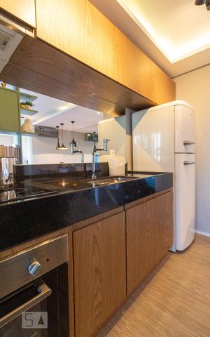 Apartamento à venda com 55m², 1 quarto e 1 vagaCozinha