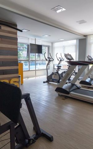 Apartamento à venda com 55m², 1 quarto e 1 vagaAcademia