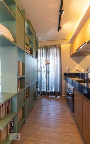 Apartamento à venda com 55m², 1 quarto e 1 vagaCozinha