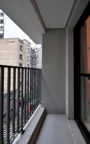 Studio para alugar com 23m², 1 quarto e sem vagaVaranda