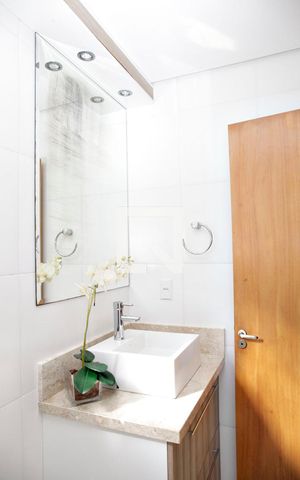 Apartamento à venda com 51m², 1 quarto e 2 vagasBanheiro
