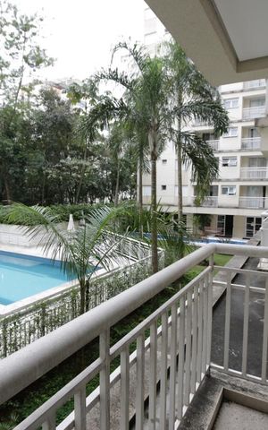 Studio à venda com 35m², 1 quarto e 1 vagaVaranda