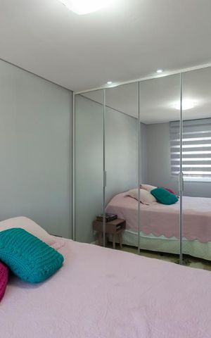 Apartamento para alugar com 57m², 2 quartos e 1 vagaQuarto 2 - Suíte (Armários)