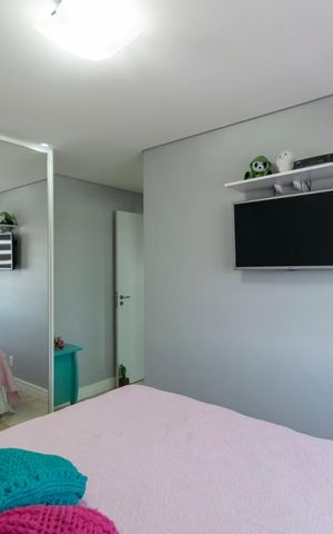 Apartamento para alugar com 57m², 2 quartos e 1 vagaQuarto 2 - Suíte