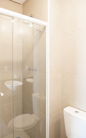 Apartamento para alugar com 32m², 1 quarto e 1 vaga Apartamento para alugar com 32m², 1 quarto e 1 vagaBanheiro