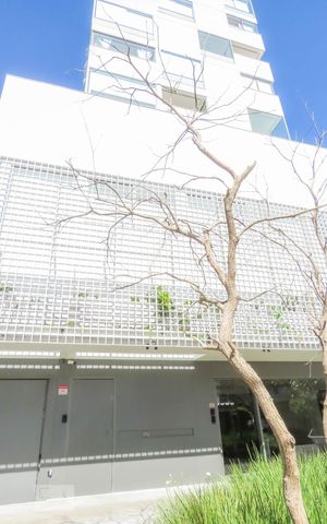 Studio para alugar com 36m², 1 quarto e sem vaga Studio para alugar com 36m², 1 quarto e sem vagaFachada