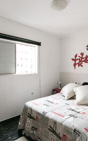 Apartamento à venda com 64m², 3 quartos e 1 vagaQuarto 1 
