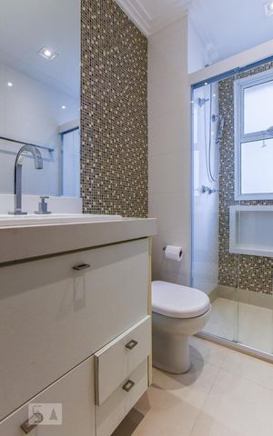 Apartamento à venda com 155m², 3 quartos e 3 vagasBanheiro da Suíte 1