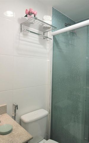 Apartamento para alugar com 66m², 2 quartos e 1 vaga Apartamento para alugar com 66m², 2 quartos e 1 vagaBanheiro da Suíte