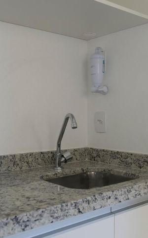 Studio para alugar com 28m², 1 quarto e 1 vagaCozinha (Pia)