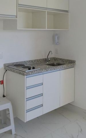 Studio para alugar com 28m², 1 quarto e 1 vagaCozinha (Armários)