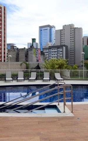 Apartamento à venda com 36m², 1 quarto e 1 vagaPiscina