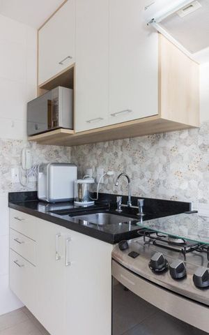 Apartamento à venda com 52m², 1 quarto e 1 vagaCozinha
