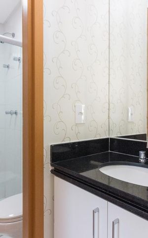 Apartamento à venda com 52m², 1 quarto e 1 vagaBanheiro