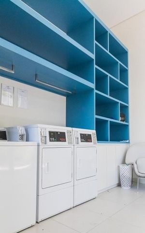 Studio à venda com 44m², 1 quarto e 1 vagaLavanderia